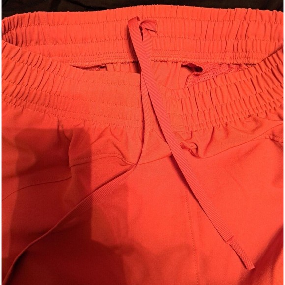 NWT Under Armour Joggers Women's Red Track Pants Pockets Loose Size Small New - Picture 6 of 7